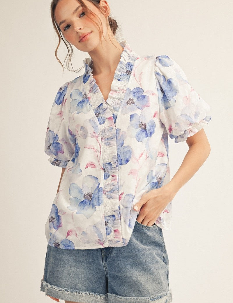 Posy Picnic Top