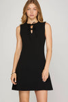 She'll Bounce Back Dress Black