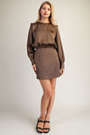 Short, Sweet, & Satin Mocha