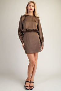 Short, Sweet, & Satin Mocha