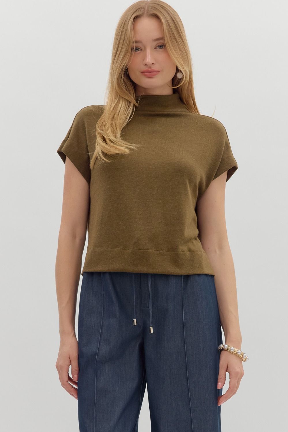 She's Got It Sweater Olive