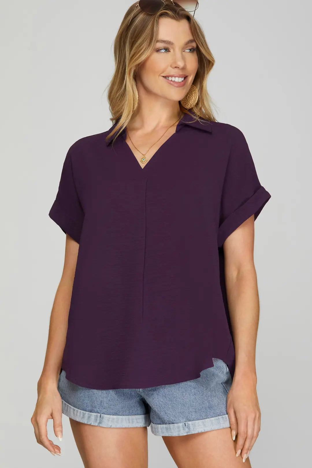 Majestic Mood Top - Purple