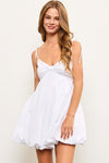 Beachy Bow Dress White