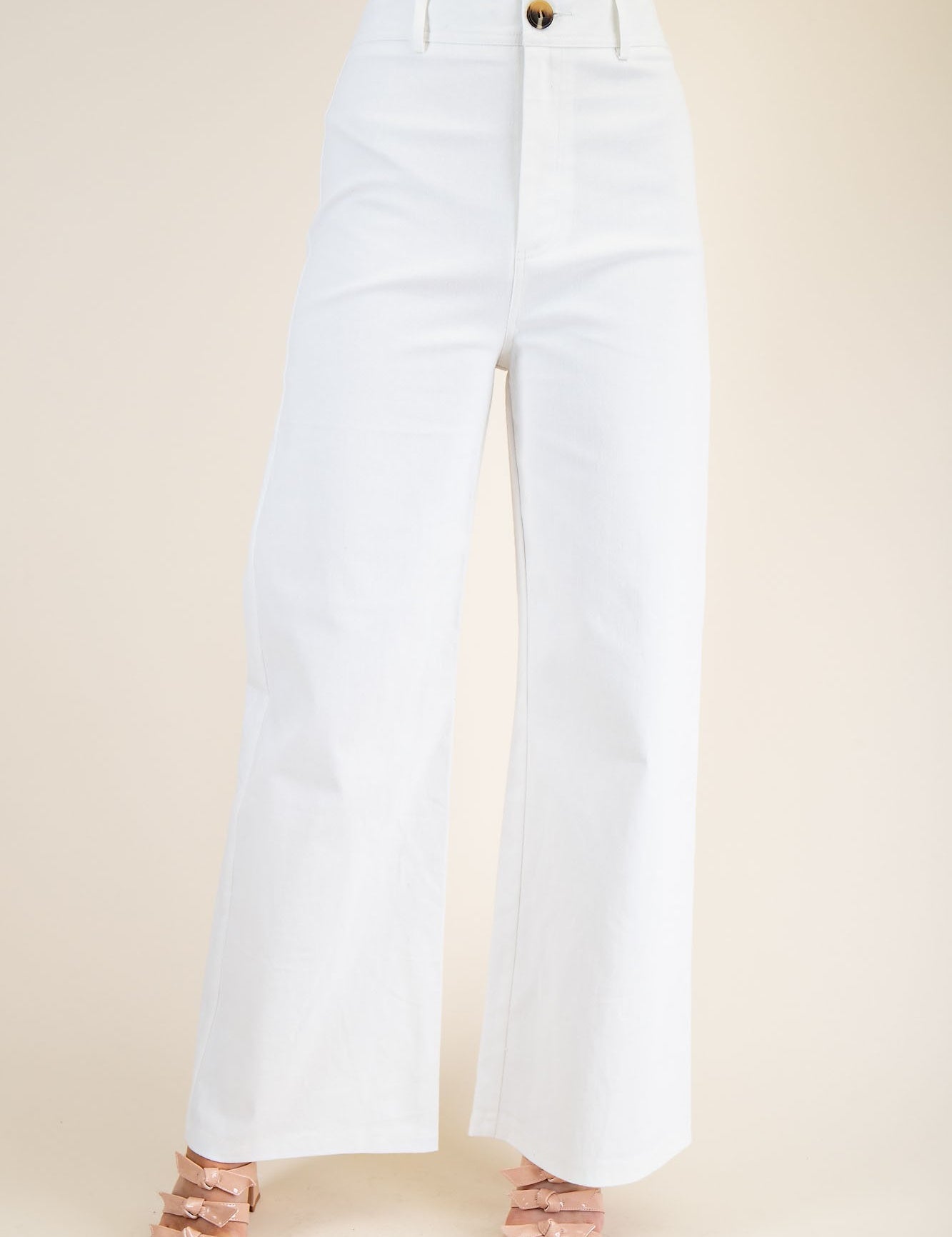 Falling For You Pants White