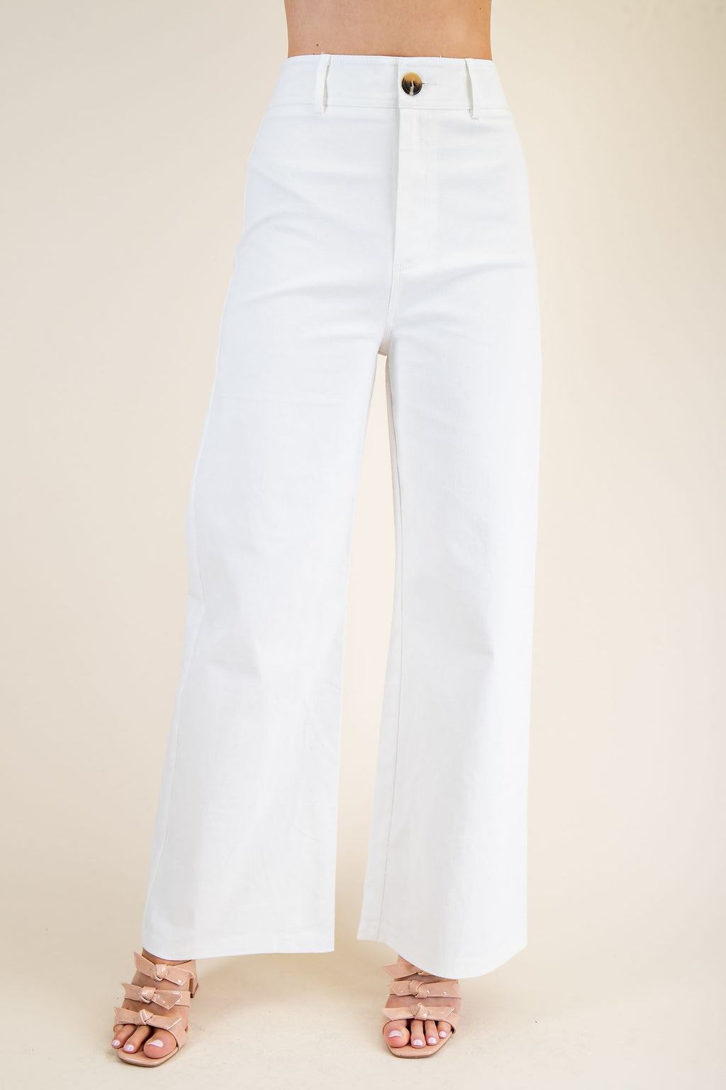 Falling For You Pants White